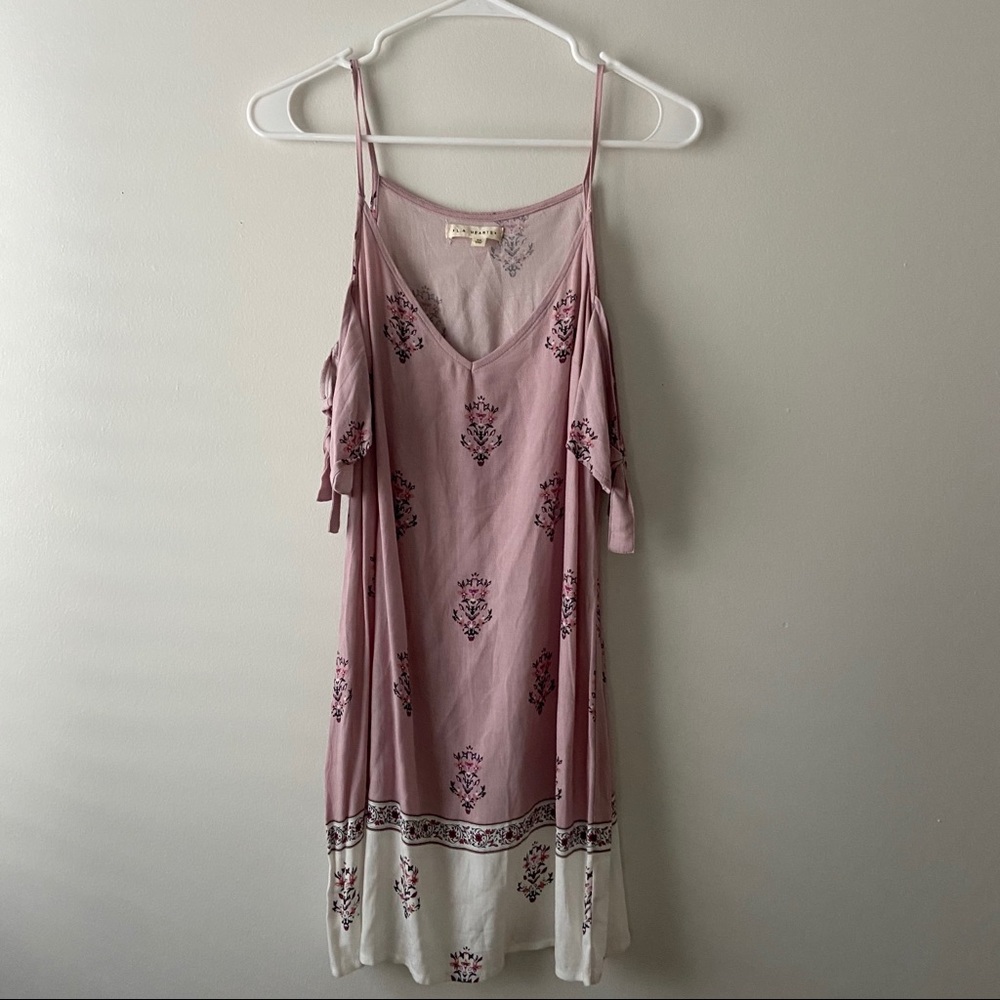 LA Hearts Open Shoulder Dress